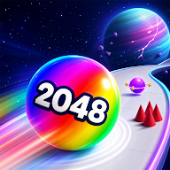 Ball Run 2048: Space icon