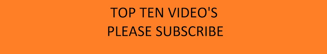 Top Ten यूट्यूब चैनल अवतार