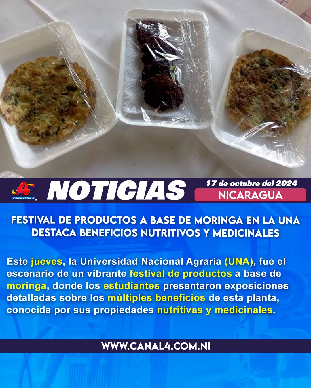 Moringa 100% Orgánica | 60 Cápsulas 500mg | Natural Yazmin®, image size:1080x1350