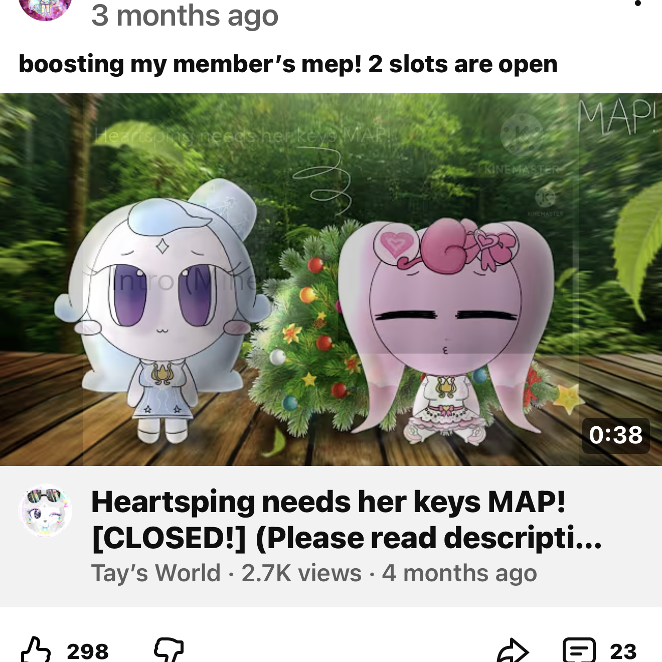 Post from Pinky love you sorry - YouTube