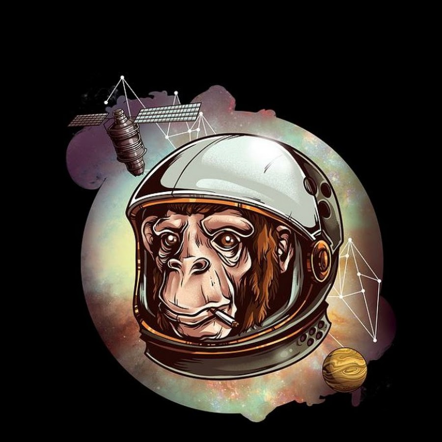 Space monkey. Обезьяна космонавт. Обезьяна космонавт арт. Обезьяна астронавт арт. Космическая обезьянка.