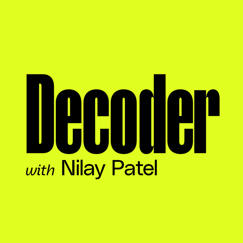 Decoder with Nilay Patel Logo