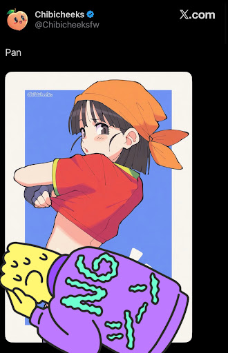 Xやっててよかった ここ最近のパンちゃんで1番し◯い #ドラゴンボール