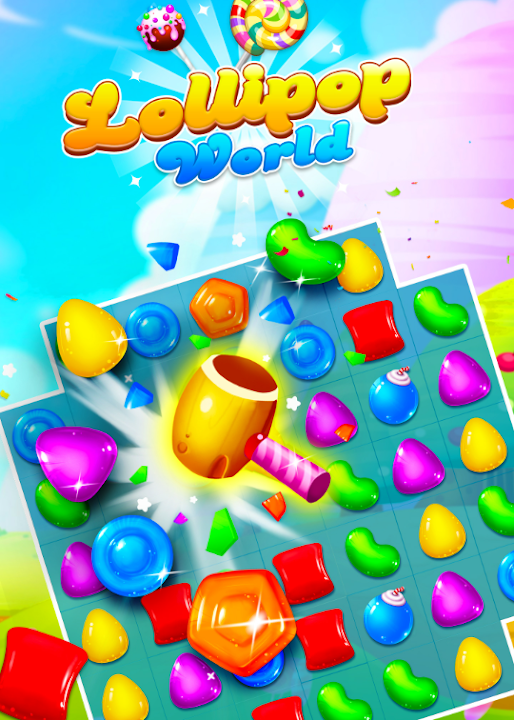 Lollipop World  match3 mania — cover art