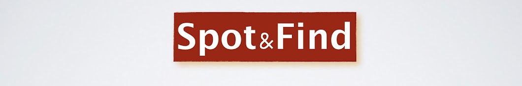 Spot&Find رمز قناة اليوتيوب