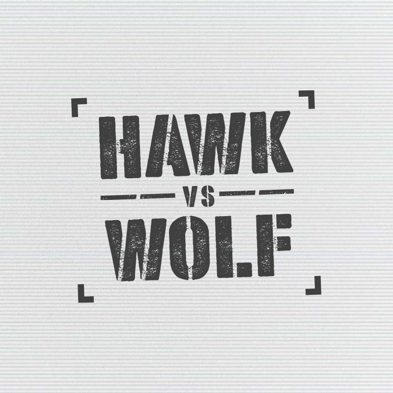 Hawk vs Wolf Logo