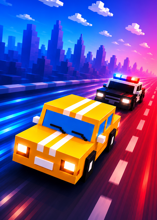 Street Car Racing: Police Chase — cover art