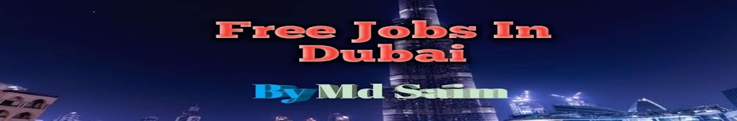 Free Jobs In Dubai Аватар канала YouTube
