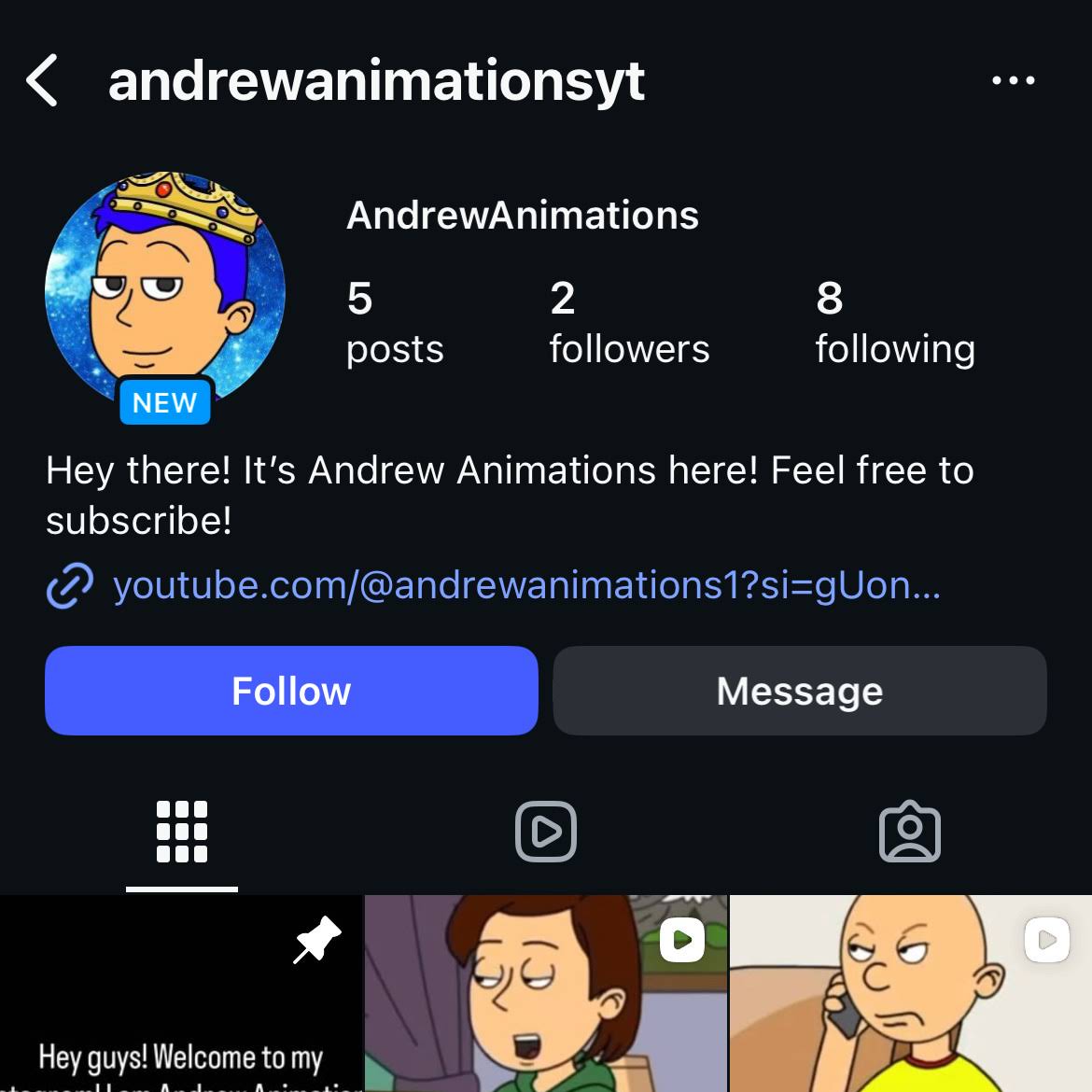 Post from Andrew Animations