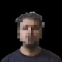 blurred face  logo