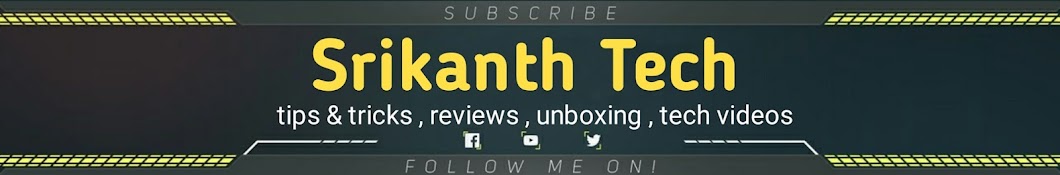 Srikanth Tech Avatar de chaîne YouTube