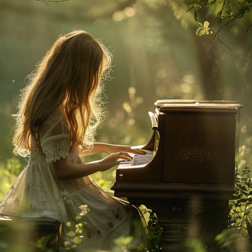 Piano Player From Nature