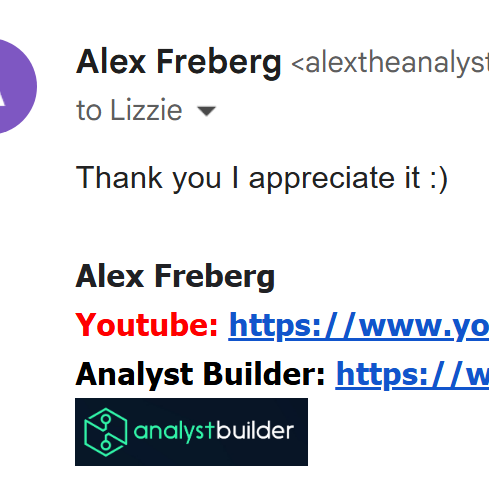 Post from Alex The Analyst