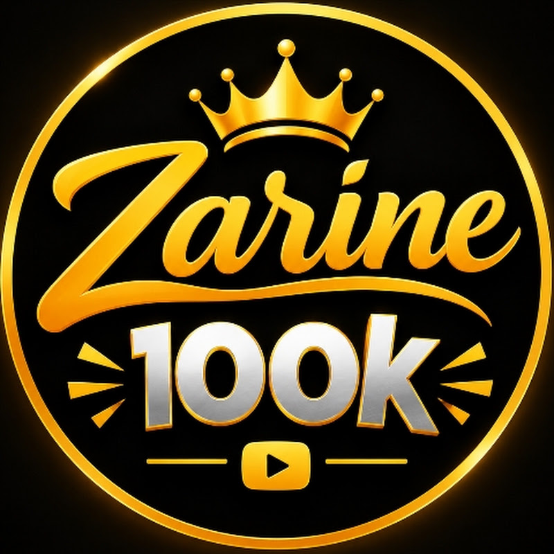 Zarine 100k channel logo