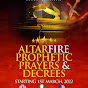 altarfire prophetic prayers and decrees logo