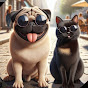 Pug Meow Vibes logo