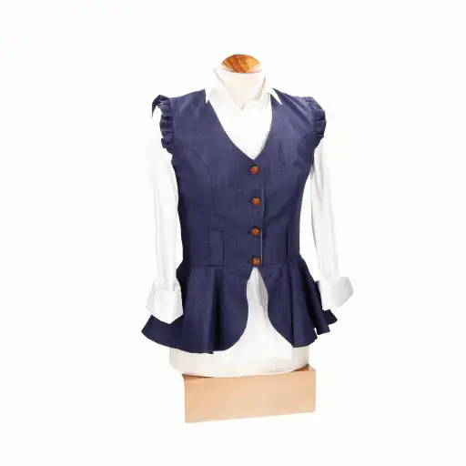 Crete denim vest