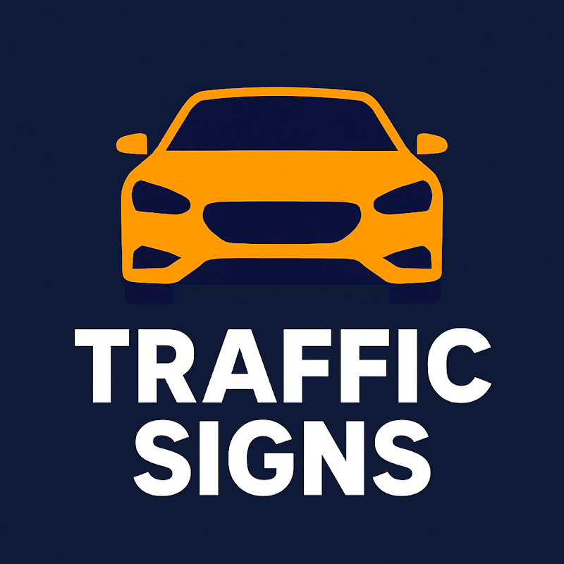 Traffic Signs for Driving Test Logo