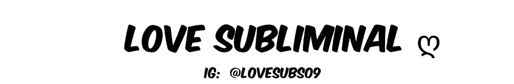 Love Subiminal áƒ¦ YouTube channel avatar