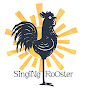 Singing Rooster Haitian Coffee, Chocolate, Art logo