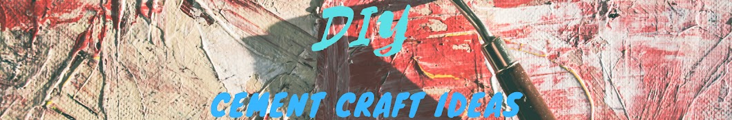DIY- Cement craft ideas YouTube channel avatar