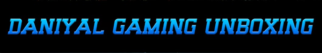 Daniyal Gaming&unboxing رمز قناة اليوتيوب