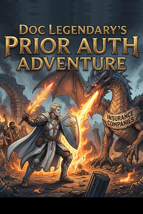 Doc Legendary's Prior Auth Adventure (Volume 1) — cover art