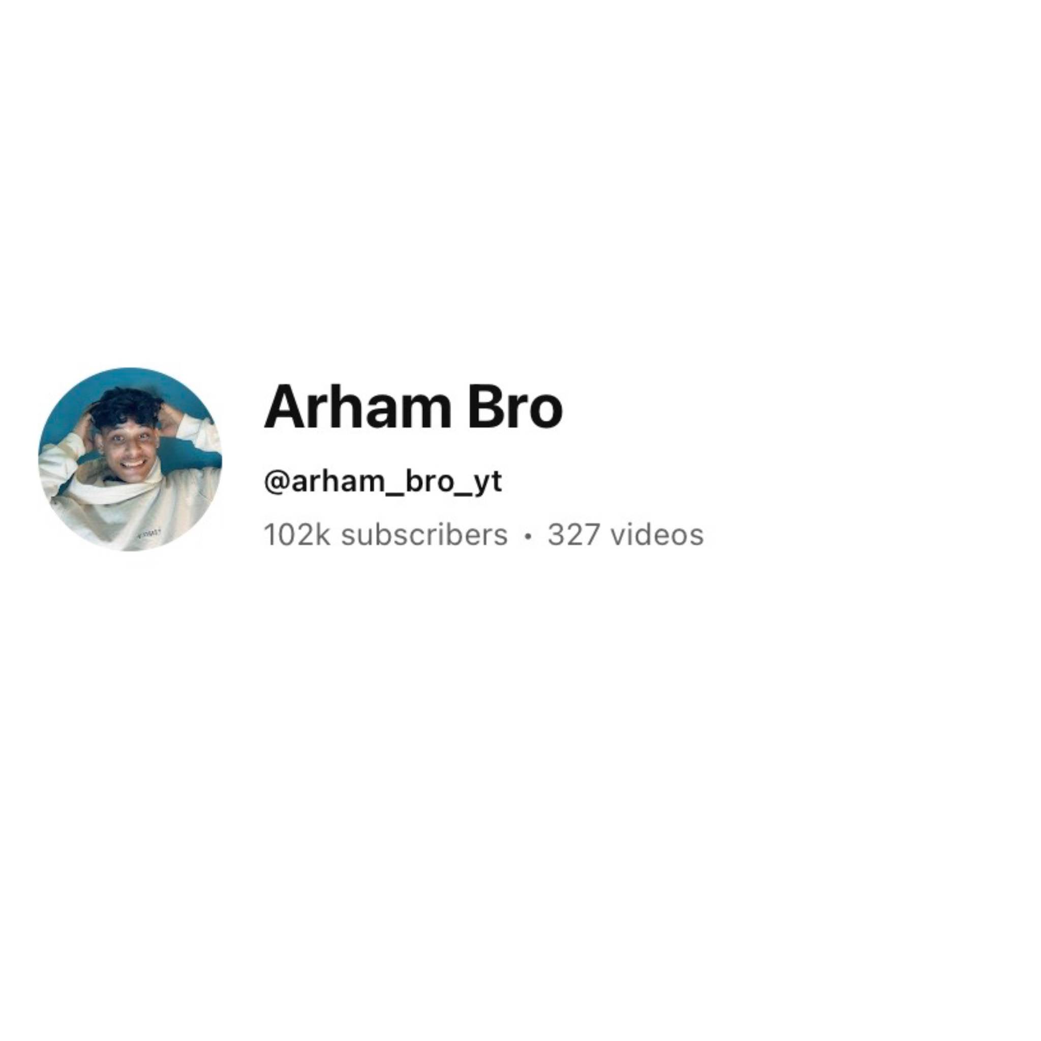 Post from Arham Bro