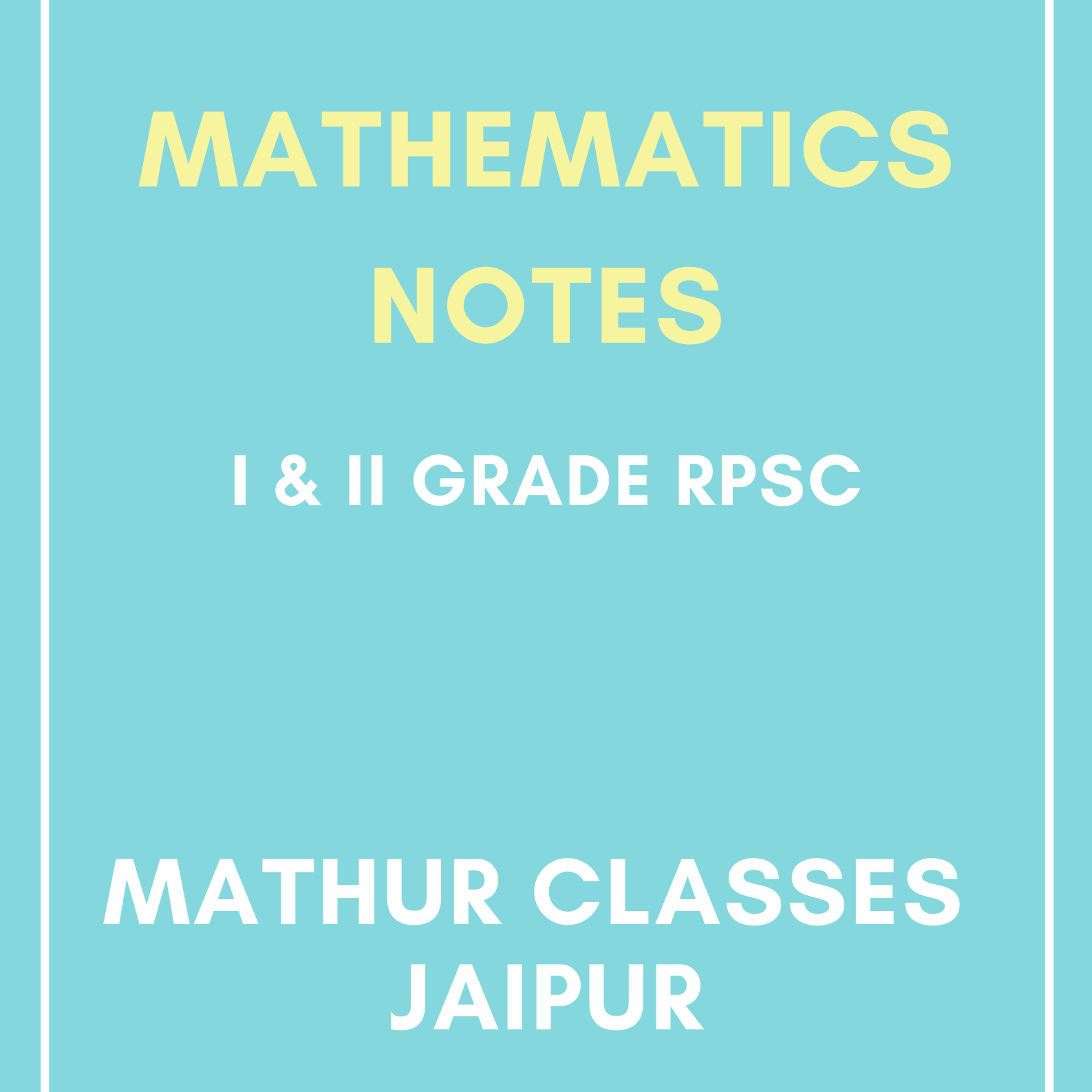 Post from MATHUR CLASSES JAIPUR