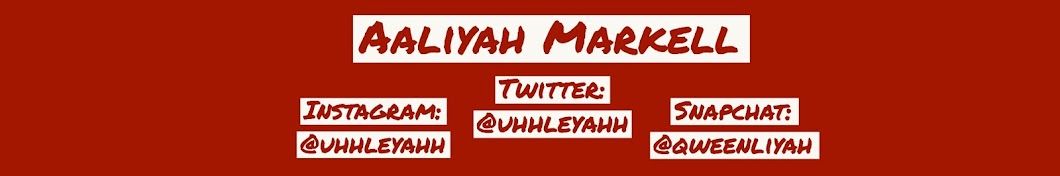 Aaliyah Markell YouTube channel avatar