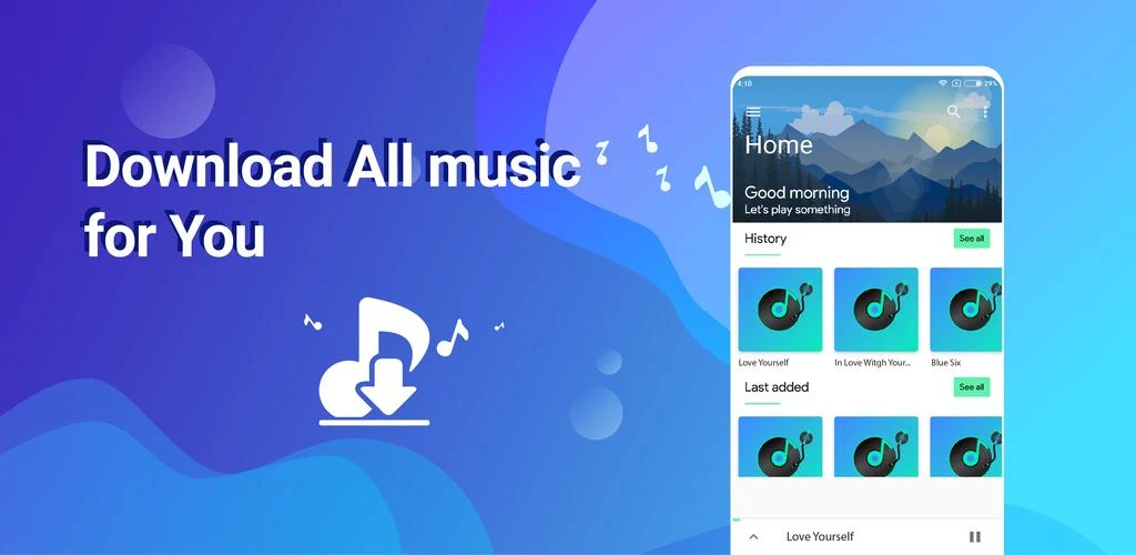 Free music download app android