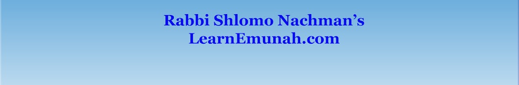 Rabbi Shlomo Nachman Аватар канала YouTube