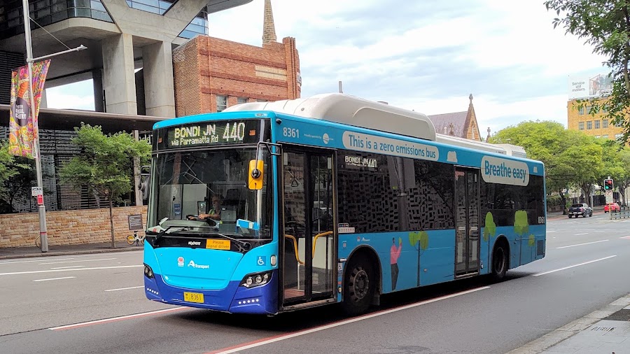 Transit Systems buses on Broadway (November 2025)