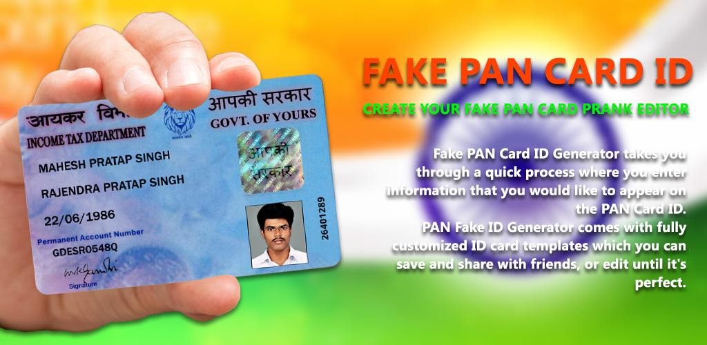 Instant pan card maker prank