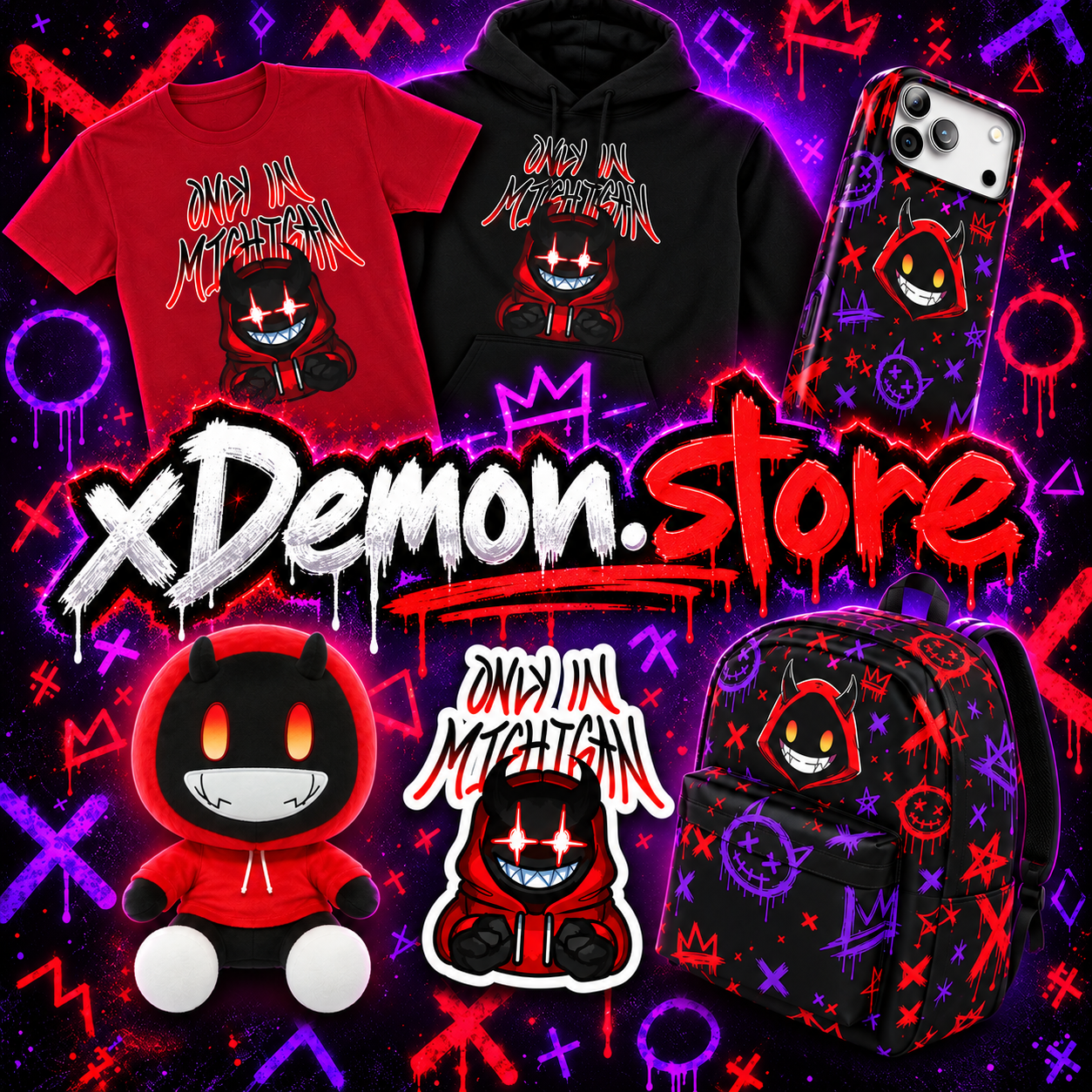 GUYS GUESS WHAT!! 😈 I HAVE NEW MERCH AVAILABLE NOW!! 🔥 ‼️ CHECK