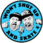 Wont Shut Up And Skate  logo