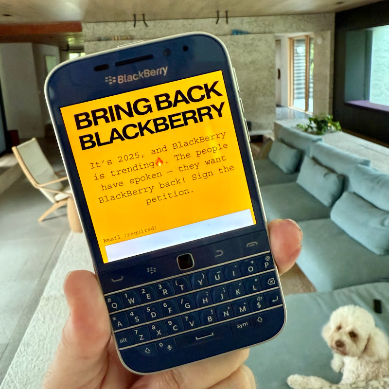 Bring Back BlackBerry