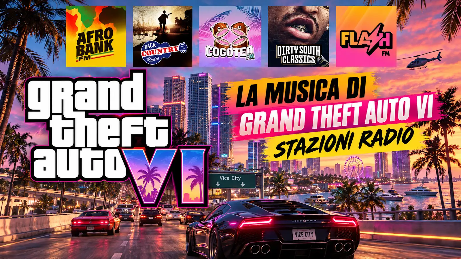News: Grand Theft Auto VI svela le prime stazioni radio, i podcast e una grande novità musicale