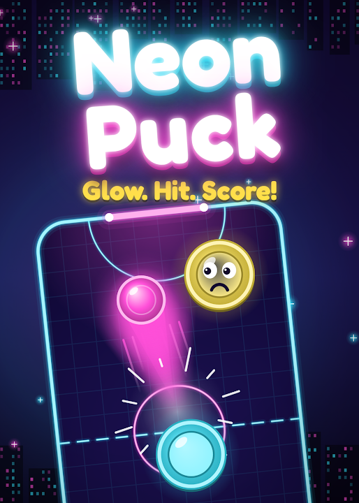Neon Puck: Air Hockey — cover art
