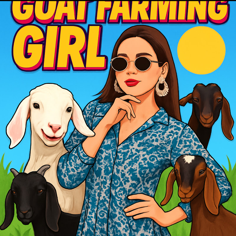 Goat farming girl 