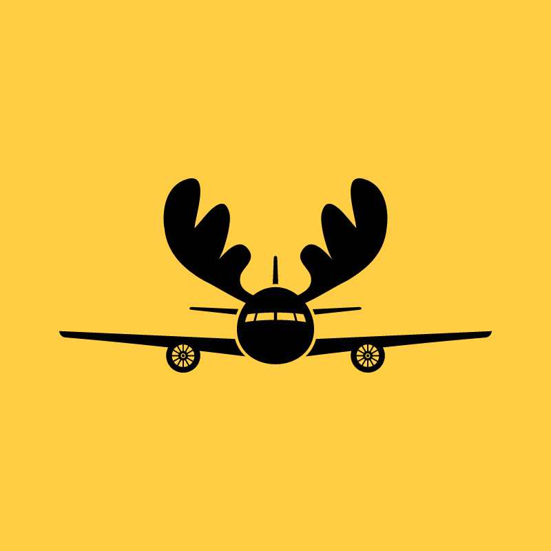 The Flying Moose Logo