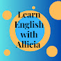Learn English with Allicia  logo