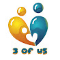 THREE OF US logo