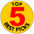 TOP 5 Best Picks