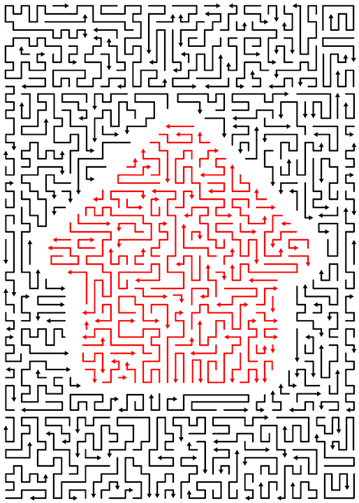 One-Way Maze: Tap Grid Puzzle — cover art