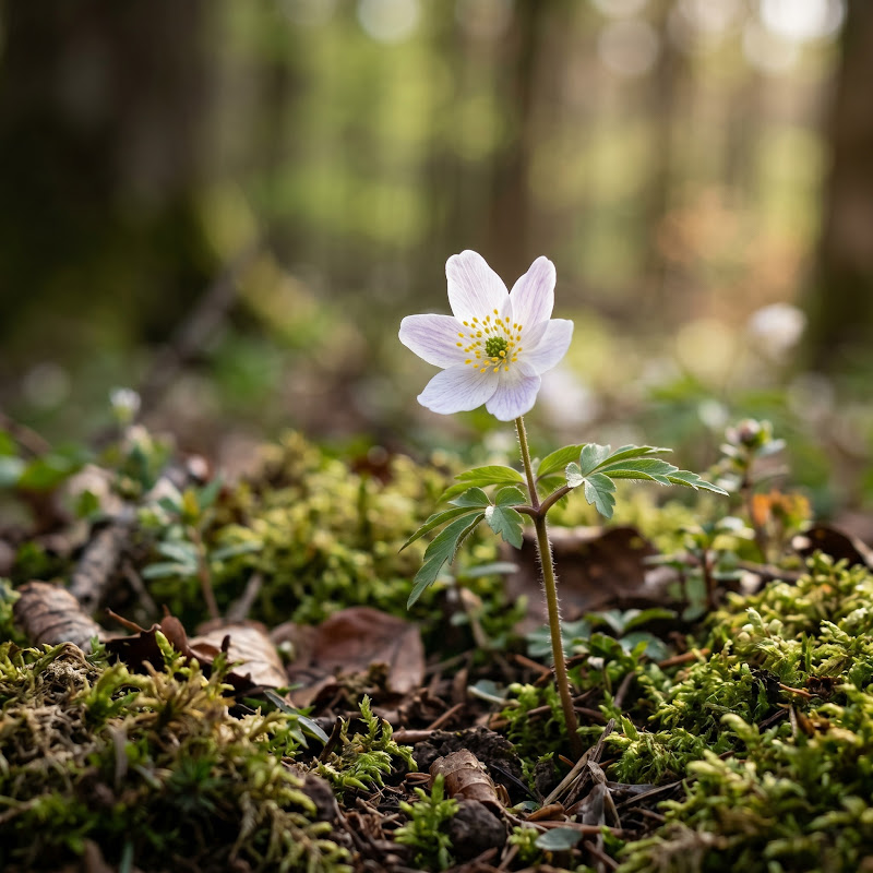小さな花が物語を語る