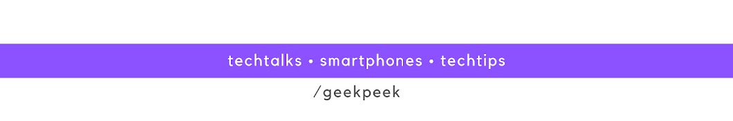 Geek Peek ইউটিউব চ্যানেল অ্যাভাটার