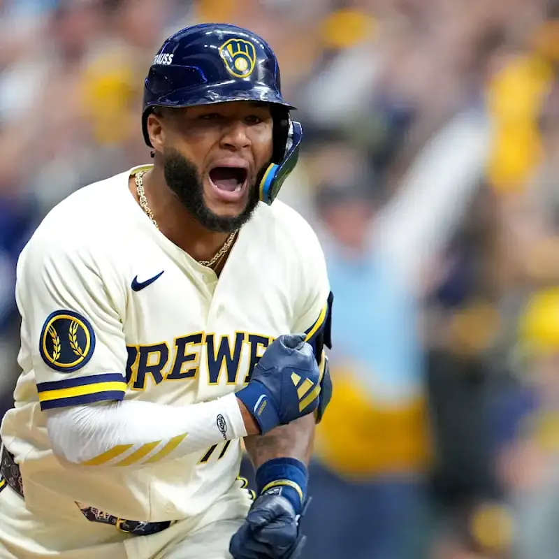 Chourio decidió la remontada 4-3 de Brewers ante Padres y Atlanta venció 3-2 a Dodgers para igualar su Serie Divisional de la Liga Nacional.