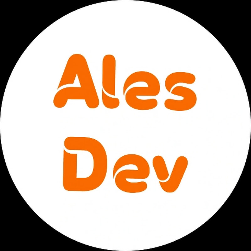 Ales Dev | Flutter Development & Figma UI Logo