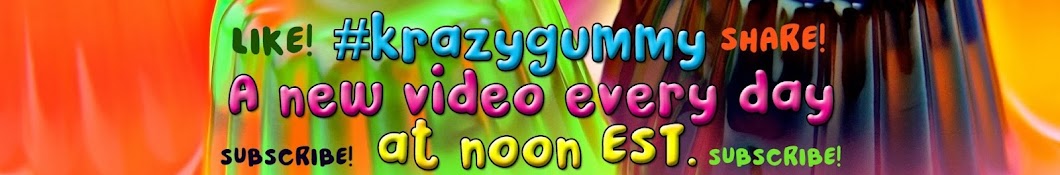 KrazyGummy Аватар канала YouTube